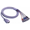 RGB Cables HDB15 M - 5 BNC M, RGBVH cable